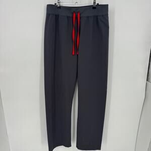 FIGS Technical Collection  Grey Scrub Pants Elastic Waist Drawstring XL T